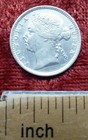 1899 Straits Settlement Queen Victoria 10-cent Coin  80  Silver Coin  Km  11