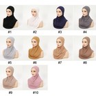 Underscarf Women Hijab Inner Caps Muslim Turban Wrap Shawl Hats Ninja Headscarf