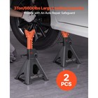 Uimoso Heavy Duty Steel Auto Jack Stands  3 Ton  6 600 Lbs  Capacity For Suvs
