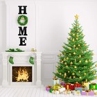 4 Pcs 12 Inch Wooden Home Letters Large Home Sign For Home Wall Decoration Black