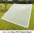 Plastic Polythene Sheeting Curtain Hanging Counter Table Screen Cover Eyelet New