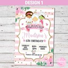  you Print  Personalised  Pamper Spa  Birthday Party Invitation Invite Digital