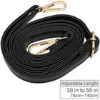 Purse Replacement Strap Leather Shoulder Strap Adjustable Metal Buckle 30-55    
