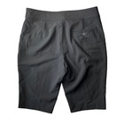 Ep Pro Golf Bermuda Shorts Womens Size 2 Black Zipper Pockets Activewear