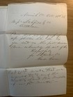 19th Century Original Handwritten Letter- Oct 18 1836 Box Of Shutters