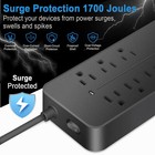 Power Strip Surge Protector Extension Cord With Multi Outlets Usb Ports Adapters