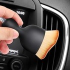 Car Interior Cleaning Brush  Super Soft Car Dust Brush  Car 2 Pack Yellow