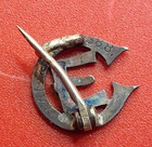 Christian Endeavor  e  Lapel Pin Brooch Sterling Silver 