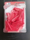 100 Pack Bohning Archery Blazer 1 5 Inch Mini Vanes  Red  Nos