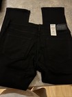 Signature Levi Strauss Slim Men s 36x30 Black Denim Jeans   New With Tags
