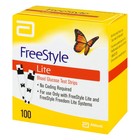 Freestyle Lite Blood Glucose Test Strips 100ct New Sealed Exp  2027  