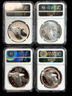 2017 American Liberty 4 Coin Silver Set     Ngc 70     Pf Ms Sp Medal D P S W 225th