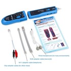 New Cable Tracer Ethernet Network Tester Rj45 Rj11 Cat5 Cat6 Tone Kit Fast Shipp