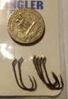 20-pack Lot  120 Hooks Snelled Fish Hook Bronze Bait Holder Size 6 On  Leader 7 