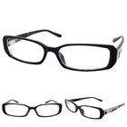 Mens Classy Sophisticated Contemporary Modern Clear Lens Eye Glasses Black Frame