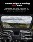 For Polaris Rzr 570 2012-2022 Rzr 800 2008-2014 Glass Windshield W  Manual Wiper