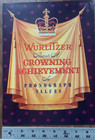 1951 Wurlitzer 1400 1450 Jukebox Brochure Catalog Crowning Achievement Original