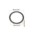 4pack 4  Rotating Swivel Stand With Steel Ball Lazy Susan 0 06x3 23  Black