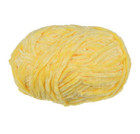 Keche Velvet Yarn For Crocheting Soft Chenille Bulky Amigurumi Yarn Yellow