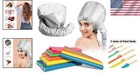 Salon-quality 42 Pcs Flexi Hair Curlers With Washable Dryer Bonnet For Home Use