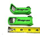  new  2 Snap-on Feeler Gauge Blade Sets Green Offset 45     Straight Sae   Metric
