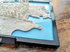 3d Map Of Sydney  Australia  7 35 Inches X 5 35 Inches 