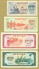 Cambodia Khmer Rouge   Pol Pot Dictator  1975  Set Of 7 Notes High Grade Au-unc