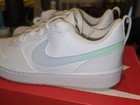 Nike Court Borough Low Gs Kids Us 5 White mint Green Low Top Lace-up Sneaker