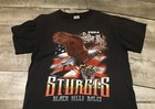 Delta Sturgis Black Hills Rally Motorcycle Moto X Shirt T-shirt Size Large Vtg