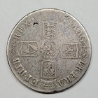 1695 William Iii Silver Crown Great Britain Large Size Genuine Silver Crown  m81
