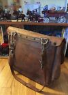 Vintage Wwii Us Navy Usps Mail Postal Leather Messengers Bag 