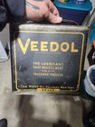 Veedol Slim Motor Oil Can   Rare   Vintage   Metal   Gas oil Advertising 