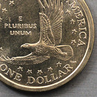 2000-p  1 Wounded Eagle Sacagawea Dollar Usa Error Coin 2000 Philadelphia Mint