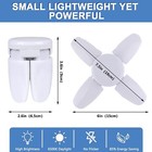 E27 Led Garage Light Bulb 28w Deformable Ceiling Fixture Lights Workshop Lamp