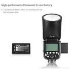Godox V1 Flash Speedlight V1-n Ttl Hss Round Head Camera Speedlite For Nikon