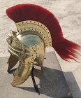 Romaimperial Roman Queenn Helmet Antique Style Armor Queen Helmet With Red Plume