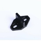 Ccjh 1 Pcs  Floor Guide For Sliding Barn Door black