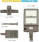 Led Parking Lot Light 320w Commercial Warehouse Street Area Lighting Arm Mount