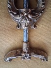Antique French Roccoco Brass Wine Cork 