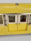 Vintage Wooden Yellow Trolley Streetcar Toy Made In West Germany 1947 Read