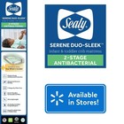 Sealy Baby Serene Duo-sleek Crib Mattress 2-stage Antibacterial Waterproof Infan