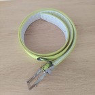 Nike Golf Leather Belt 49  Neon Volt Green white E 86 Reversable Med Perforated