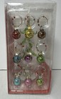 Holiday Charm Tree  glass Christmas Tree With 9 Wine Charms  Gift Essential