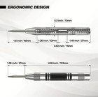 2pcs Heavy Duty Auto Center Punch Tool For Wood   Metal Drilling - New