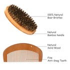 Upgraded Beard Grooming Kit - Conditioner  Oil  Brush  Comb  Balm  Scissors     