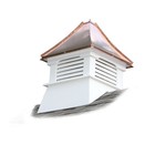 Accentua Nantucket Vinyl Cupola With Copper Roof  20 In  Square  31 In  High
