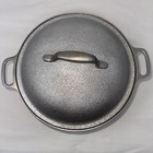 Vintage Century Silver Seal Hammered 9  Cast Aluminum 2 Quart Dutch Oven