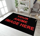 Custom Rug  Custom Sneaker Rug  Custom Anime Rug  Personalized Rug