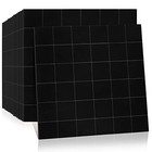-sheet Peel And Stick Backsplash Imitation Rust Brown Pvc Tile  8 Pure Black