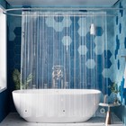 Plastic Shower Curtain Liner With Magnets 72x72 Clear Shower Liner Peva Water   
